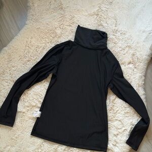 Elegant Black Turtleneck Top